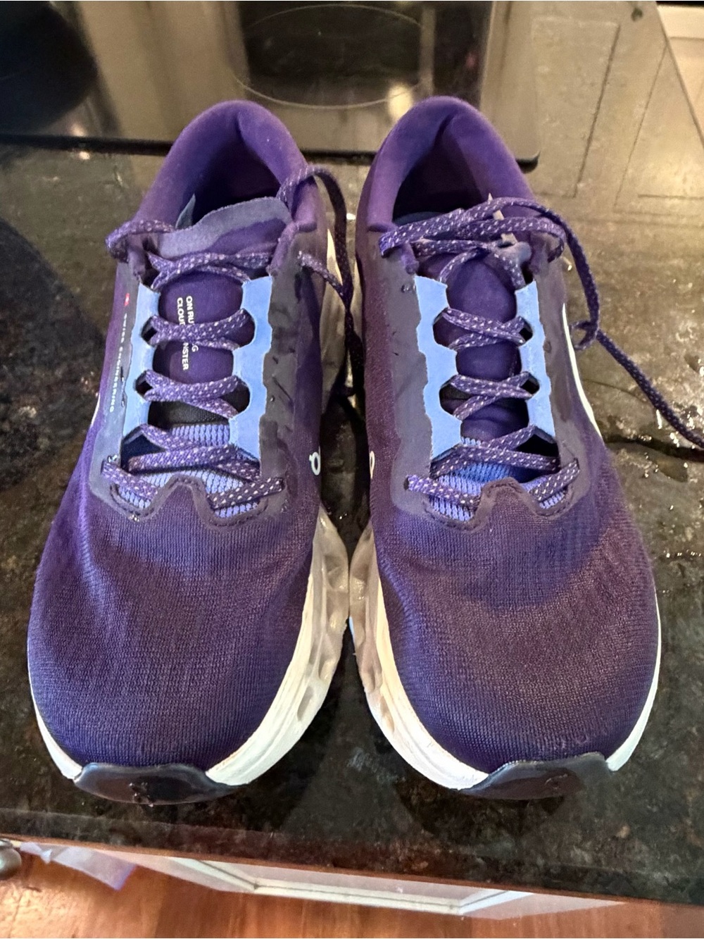 Women's On Cloud Blue Cloudmonstwr Athletic Sneakers - Lightweight Comfort - Picture 6 of 6